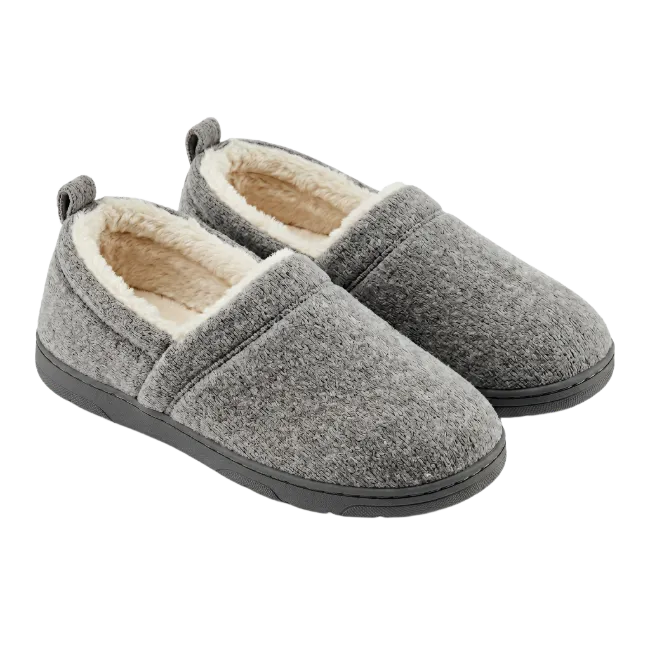 Cozy Gray Slippers With Soft Lining