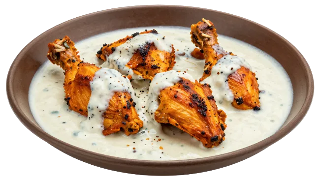 Creamy Chicken Dish in a Bowl
