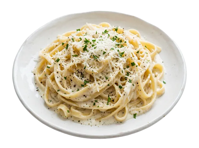 Creamy Fettuccine Alfredo Pasta Dish