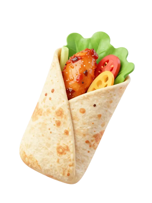 Crispy Chicken Wrap Sandwich