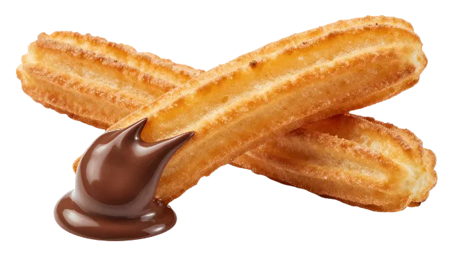 Crispy Fried Churros with Chocolate Dip