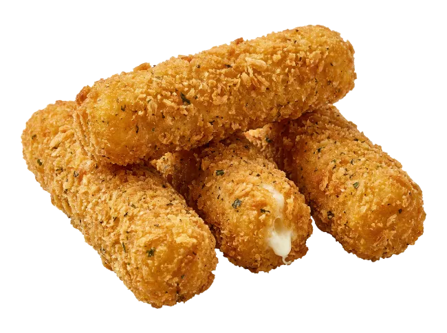 Crispy Fried Mozzarella Sticks