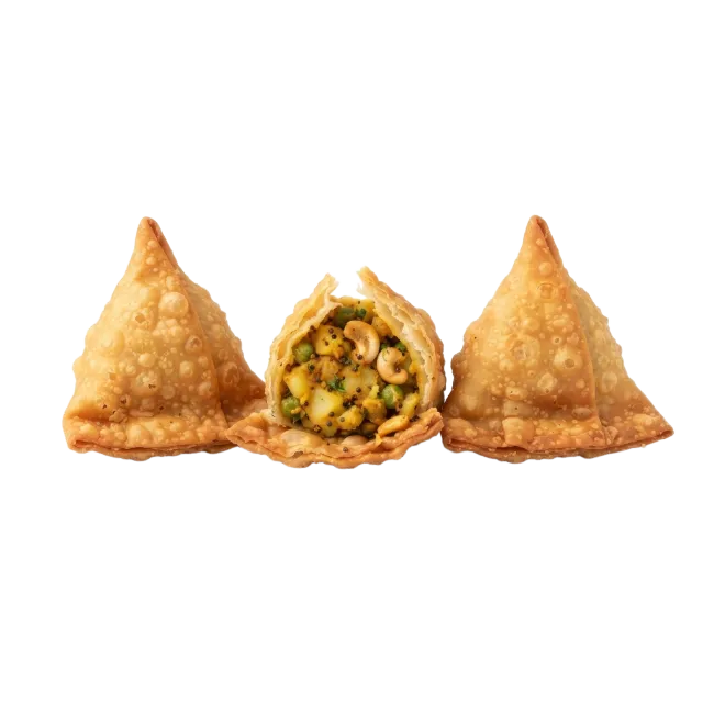 Crispy Golden Samosas with Potato Filling