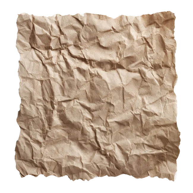 Crumpled Brown Paper Sheet Texture