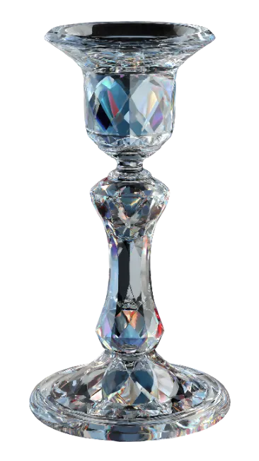 Crystal Candlestick Holder
