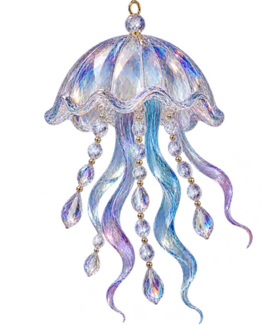 Crystal Jellyfish Ornament