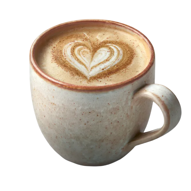 Cup of Coffee with Heart Latte Art