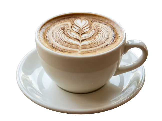 Cup of Coffee with Latte Art