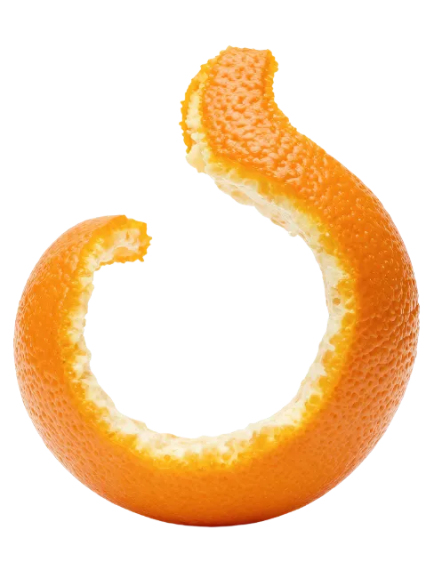 Curled Orange Peel