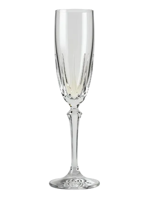 Cut Crystal Champagne Flute Glass