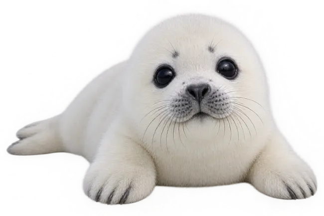 Cute Baby Seal Pup