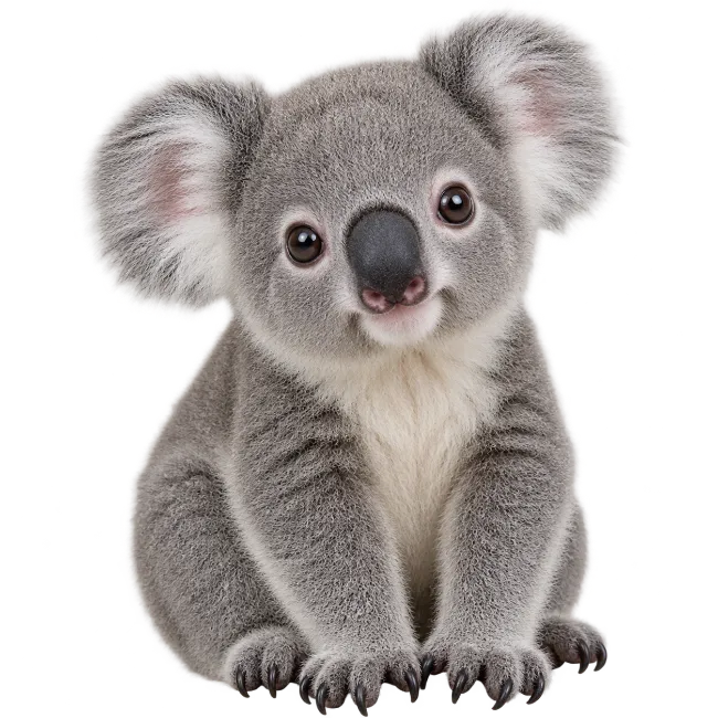 Cute Koala Sitting