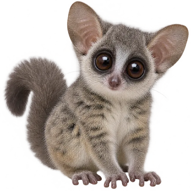 Cute Lesser Galago Bushbaby Primate