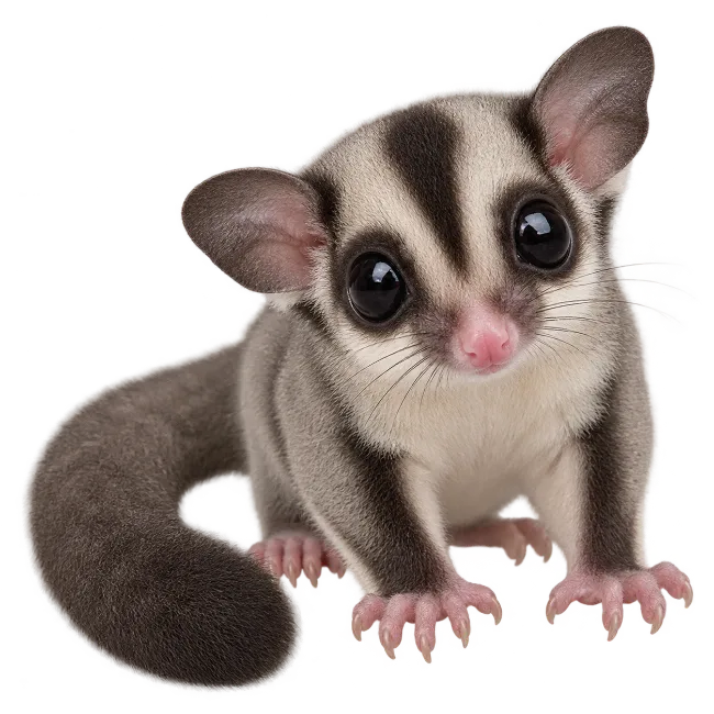 Cute Sugar Glider Marsupial