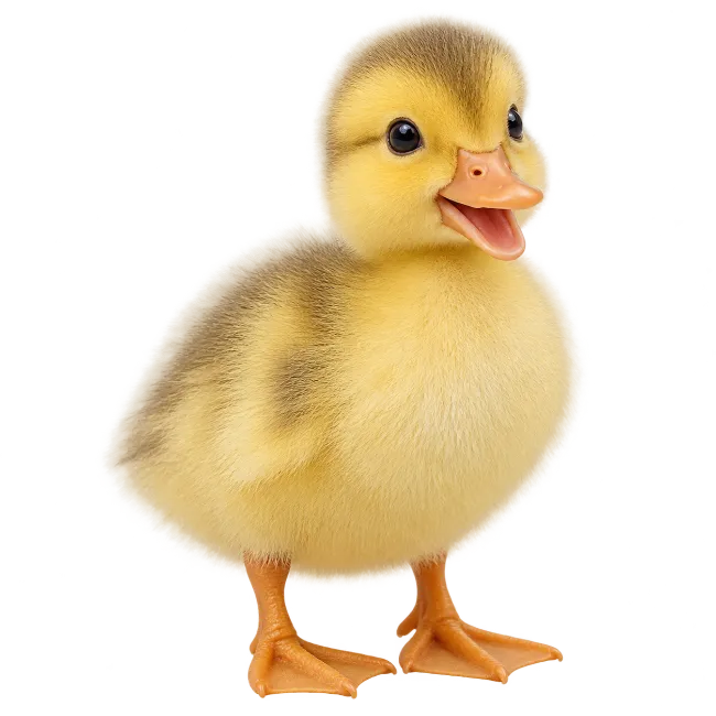 Cute Yellow Duckling