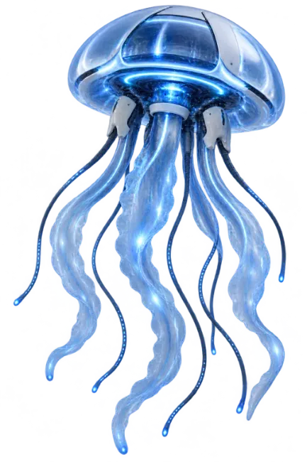 Cybernetic Jellyfish Mechanical Creature