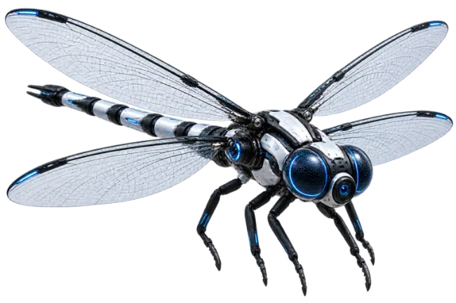 Cyborg Dragonfly Futuristic Insect