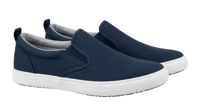 Dark Blue Slip On Casual Shoes
