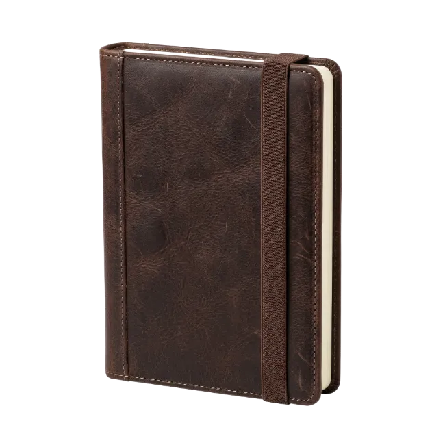 Dark Brown Leather Journal Notebook