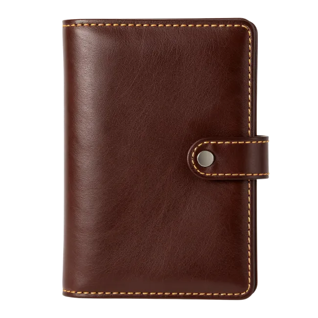 Dark Brown Leather Pocket Notebook