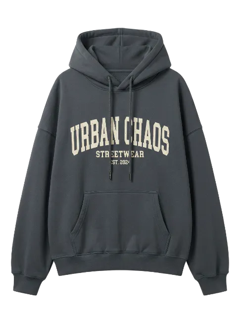 Dark Grey Urban Chaos Hoodie