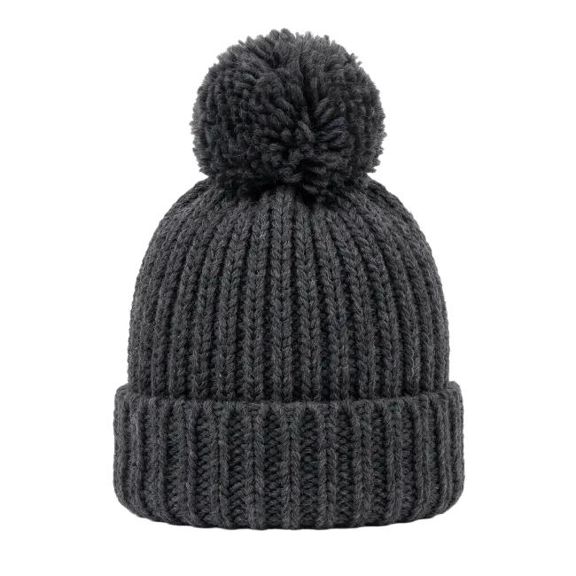 Dark Grey Winter Beanie Hat
