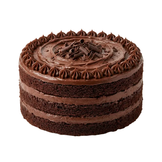 Decadent Layered Chocolate Cake with Frosting