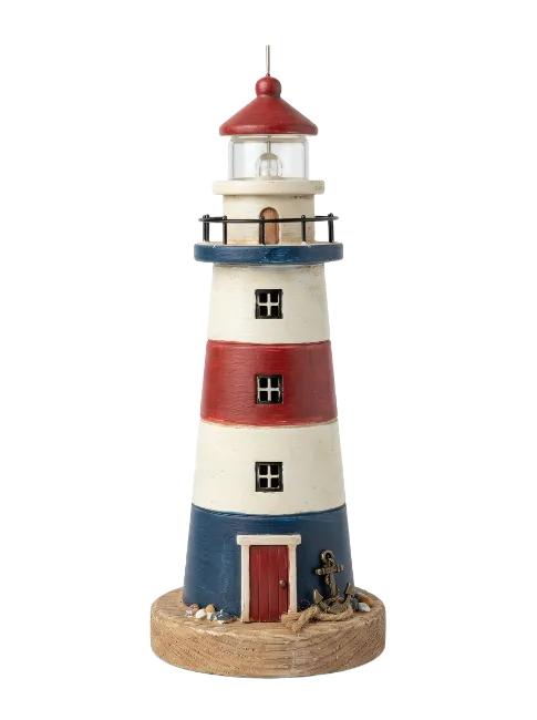 Decorative Coastal Lighthouse Figurine