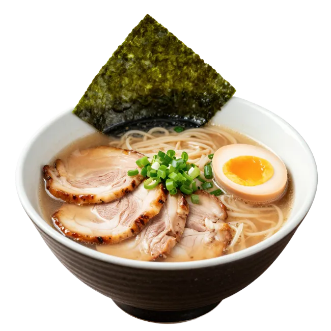 Delicious Japanese Ramen Noodle Soup Bowl
