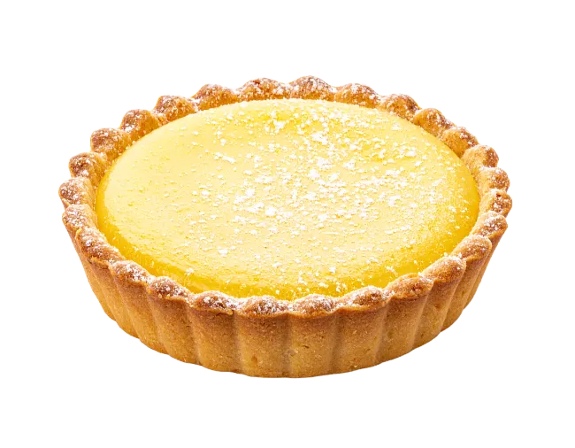 Delicious Lemon Tart with Powdered Sugar