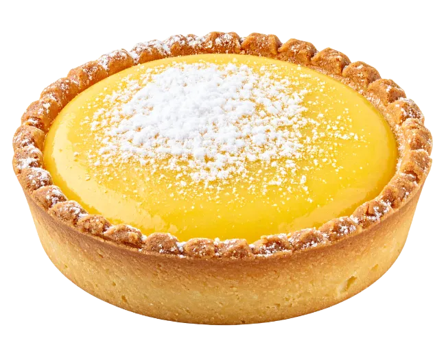 Delicious Lemon Tart with Powdered Sugar