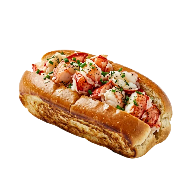 Delicious Maine Lobster Roll Sandwich