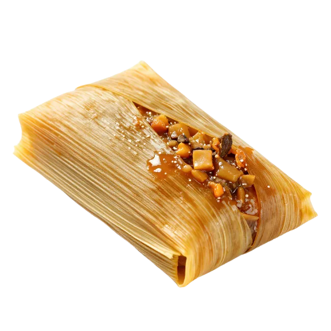 Delicious Savory Tamale in Corn Husk