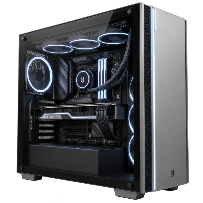 Desktop Gaming PC Tower with RGB Fans