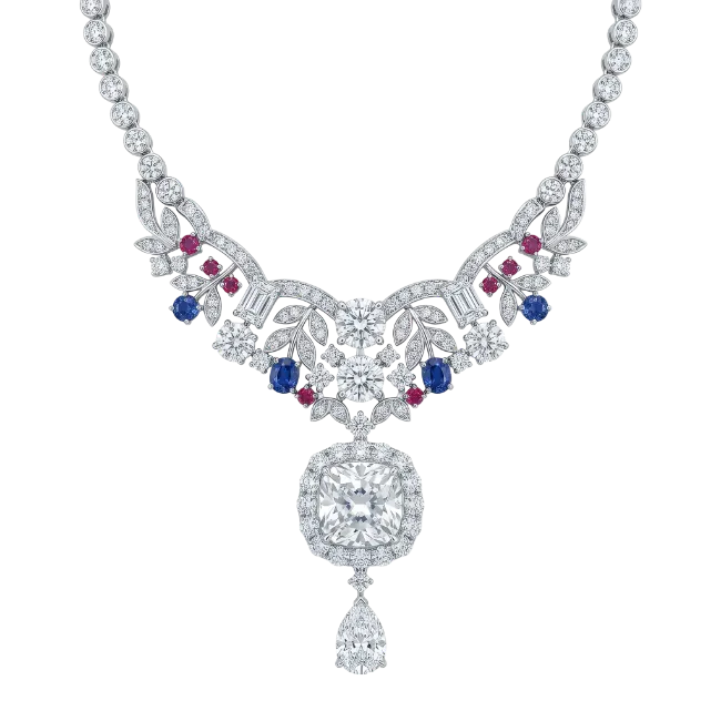 Diamond and Gemstone Luxury Necklace