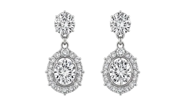 Diamond Drop Earrings Jewelry