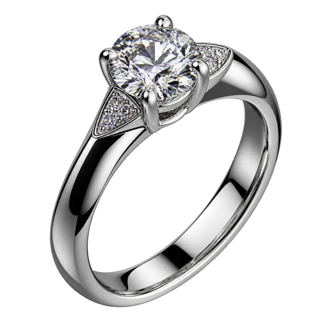 Diamond Engagement Ring in Platinum