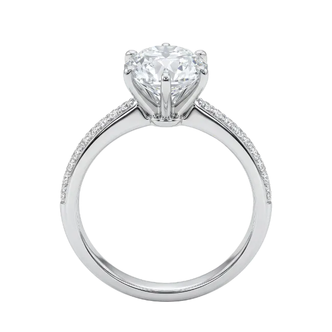 Diamond Engagement Ring in Platinum Setting