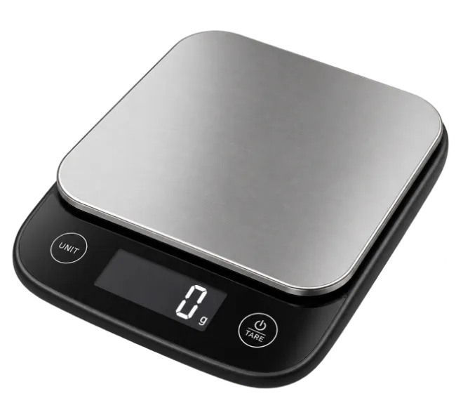 Digital Kitchen Scale with Stainless Steel Platform