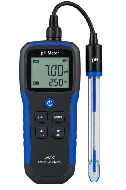 Digital pH Meter with Probe