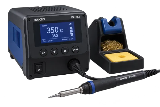 Digital Soldering Station With Iron And Stand