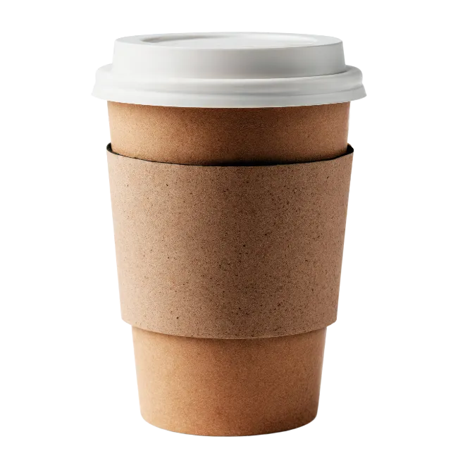 Disposable Takeaway Coffee Cup with Lid