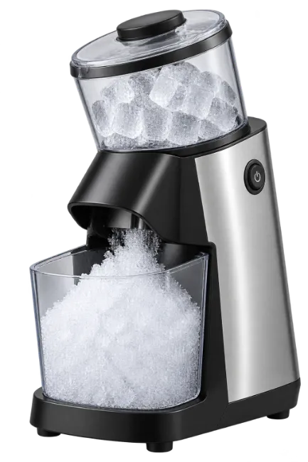 Electric Ice Crusher Machine with Shaved Ice