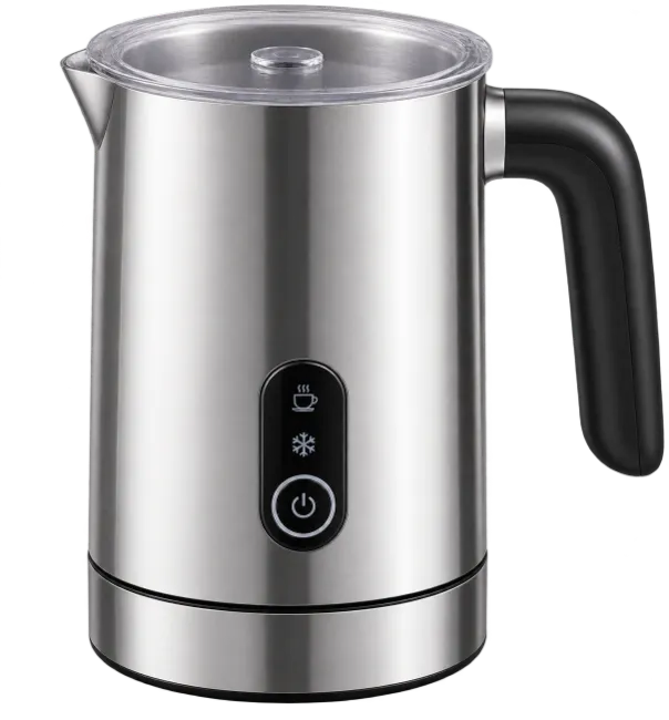 Electric Milk Frother with Stainless Steel Pitcher