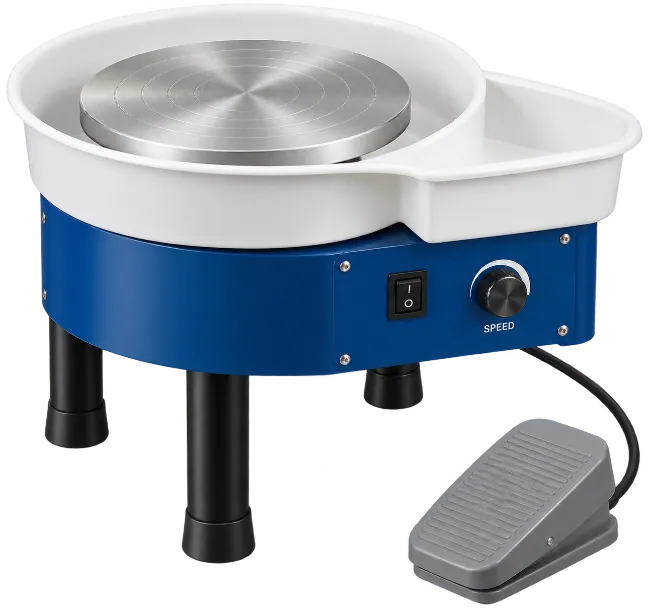 Electric Pottery Wheel Machine with Foot Pedal