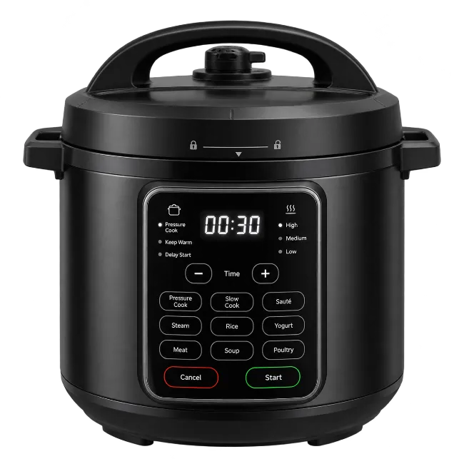 Electric Pressure Cooker with Digital Display