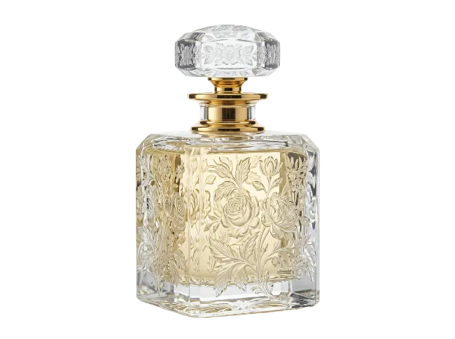 Elegant Crystal Perfume Bottle