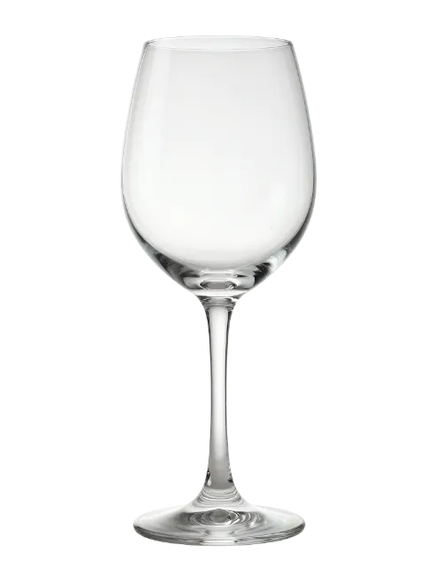 Empty Clear Wine Glass