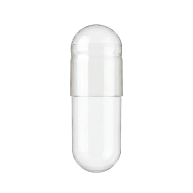 Empty Gelatin Medicine Capsule