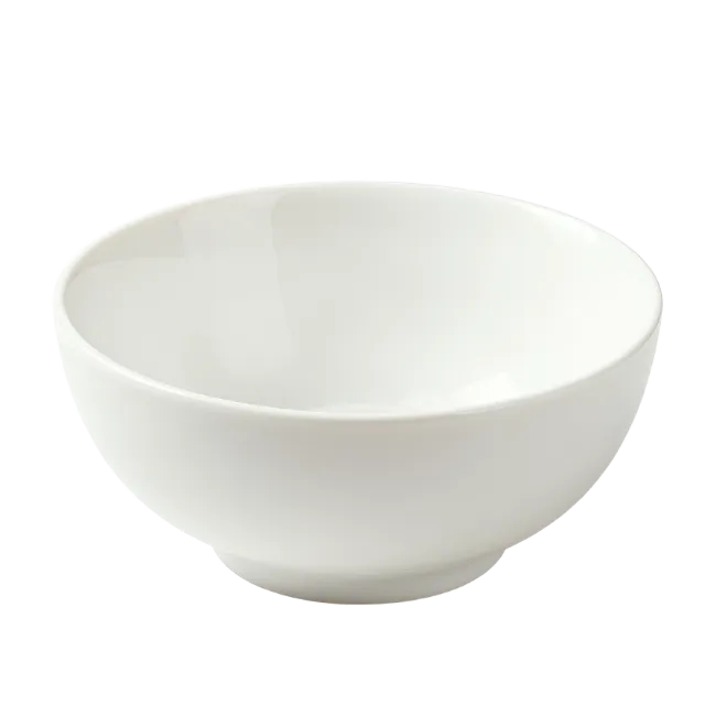 Empty White Ceramic Bowl